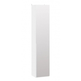 Шкаф для белья Порто 580 с 1 зеркальной дверью (Белый Жемчуг)